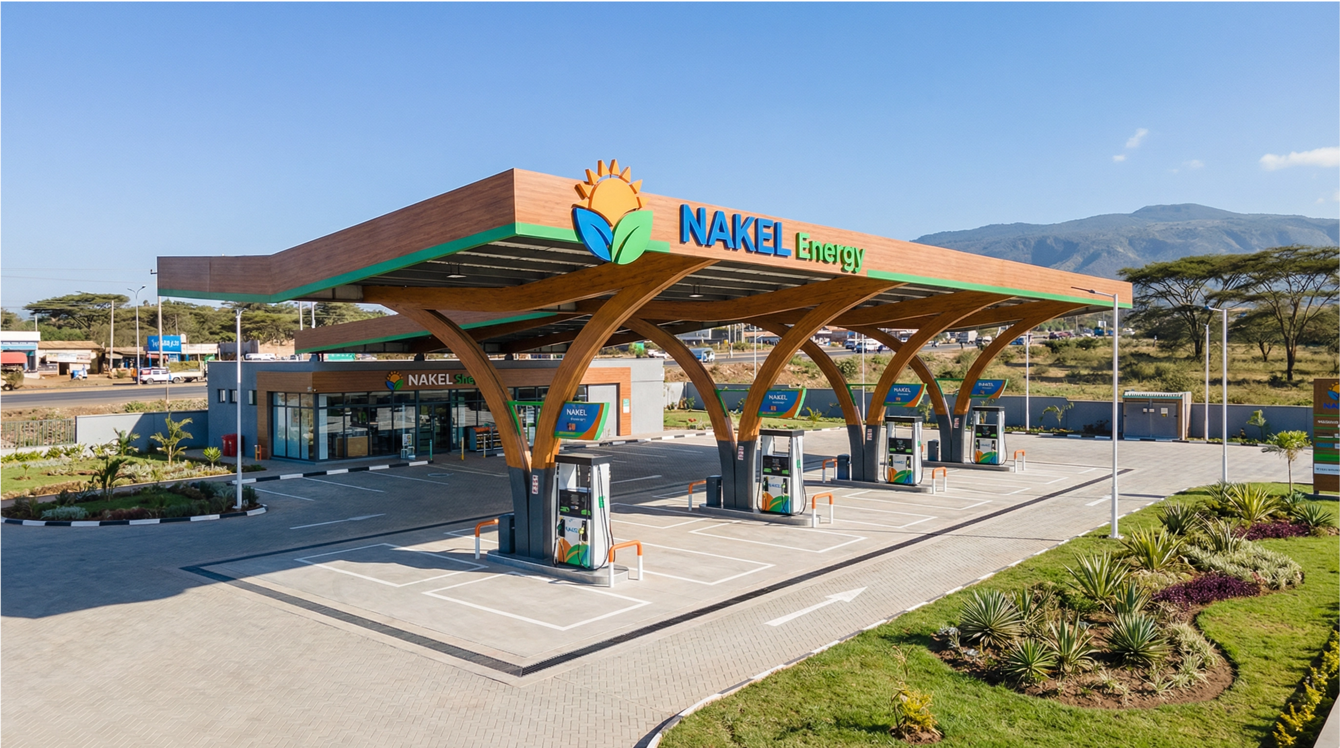 Construction of NAKEL Energy chain of petrol stations